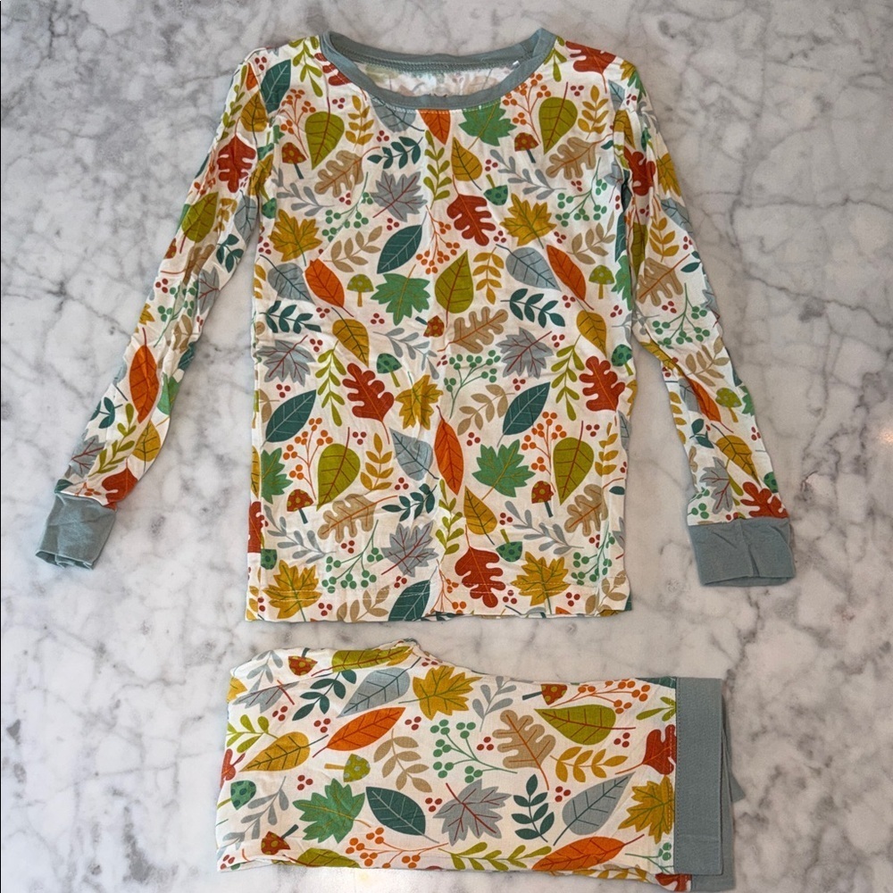 Little Sleepies Fall Leaves PJ Set 4T
